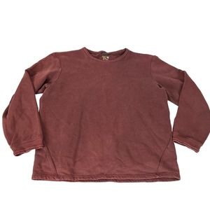 Mountain Hardwear Sweater Adult Large Red Crewneck Pullover Fleece Logo Mens L